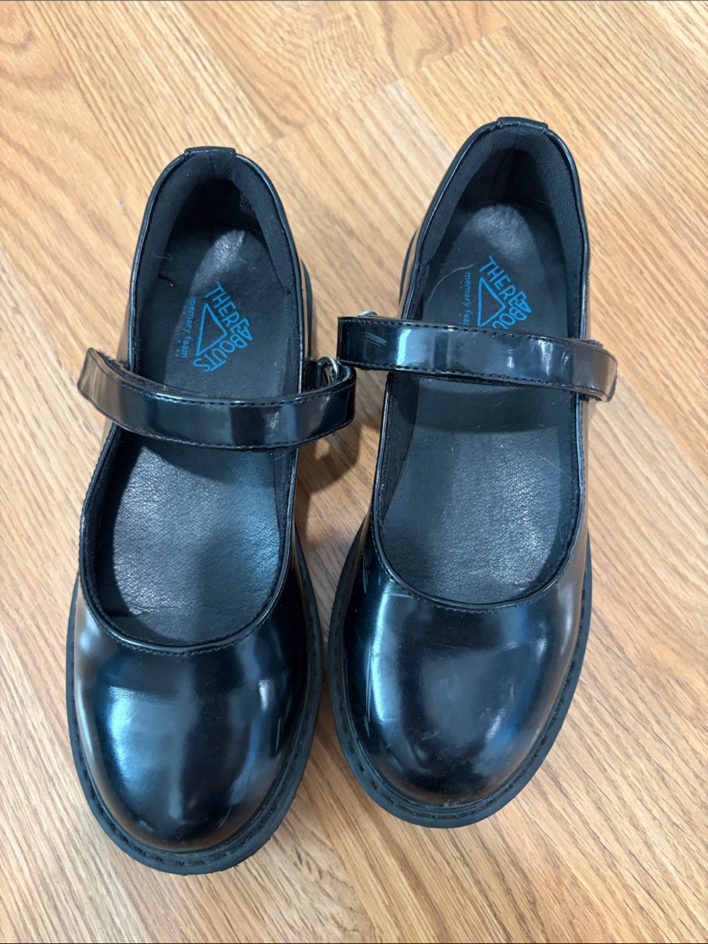 Classic Black Patent Mary Jane School Shoes for Girls